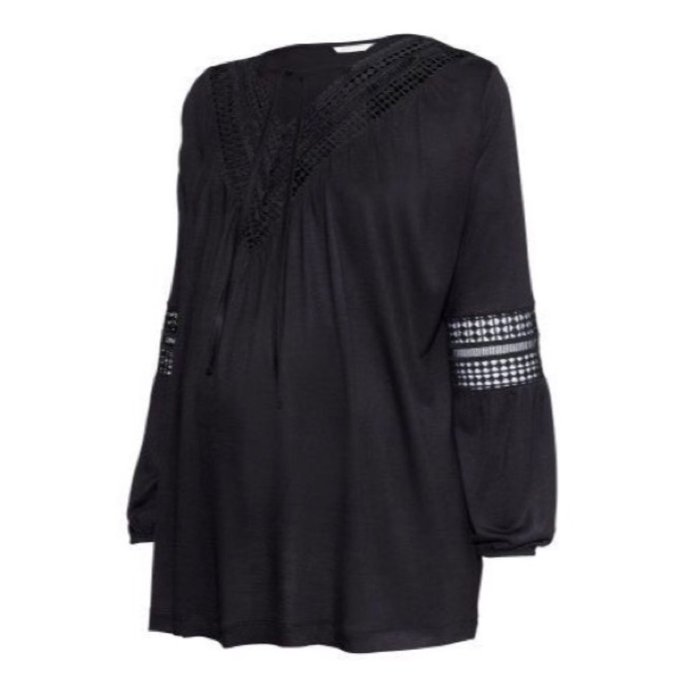 *3 for $15* •H&M• MAMA Jersey Top with Lace